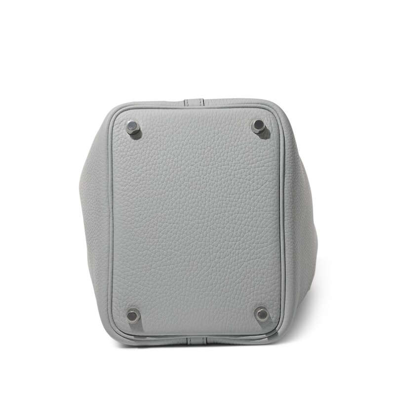 Hermès Bleu Pale Clemence Picotin Lock 18 Palladium Hardware - Image 5